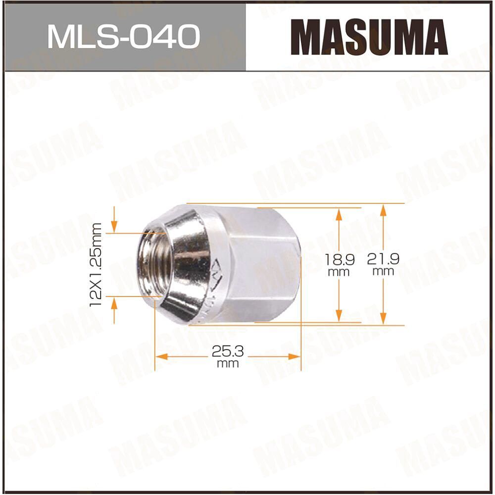 Masuma MLS040 гайка 1 шт.
